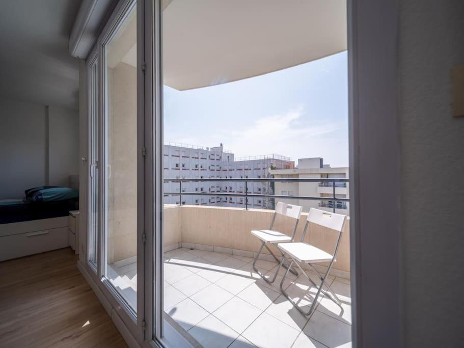 Appartement Tout Equipe Climatise Terrasse Hopital De La Timone Marsilia Exterior foto